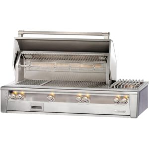 CHURRASQUEIRA DELUXE COM SIDE BURNER E SEARZONE™ DE EMBUTIR 56 POL. (1,42M) ALXE-56SZ ALFRESCO