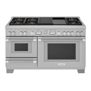 FOGÃO A GÁS PRO GRAND® 6 QUEIMADORES COM CHAPA, GRILL E FORNO A VAPOR 60 POL. (1,52M) PRD606WCSG THERMADOR