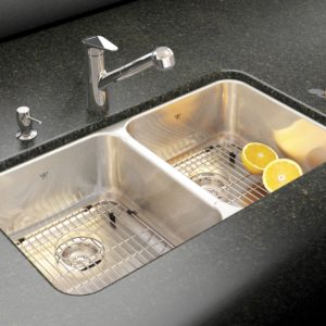 CUBA DUPLA DE EMBUTIR AÇO INOX 45 X 79 CM QDFU1831/8 KINDRED