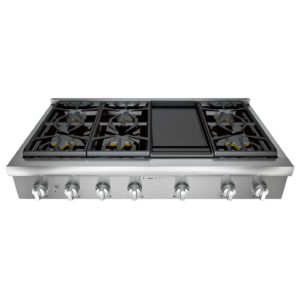 RANGETOP PROFISSIONAL 06 QUEIMADORES COM CHAPA 48 POL. (1,21M) PCG486WD THERMADOR