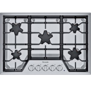 COOKTOP A GÁS DE 05 QUEIMADORES DELUXE DE 30 POL. (79CM) SGSX305TS THERMADOR