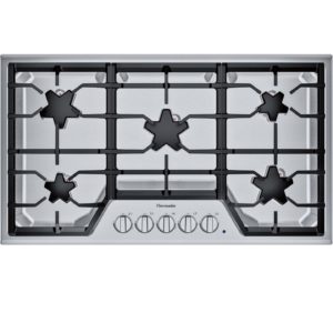 COOKTOP A GÁS DE 05 QUEIMADORES DELUXE DE 36 POL. (94CM) SGSX365TS THERMADOR