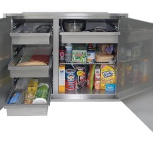 DISPENSA SECA SELADA DE EMBUTIR 42 POL. (1,06M) AXEDSP-42H ALFRESCO