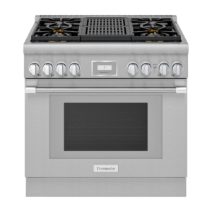 FOGÃO DUAL FUEL PRO HARMONY® 4 QUEIMADORES COM GRILL 36 POL. (91CM) PRD364WLHU THERMADOR