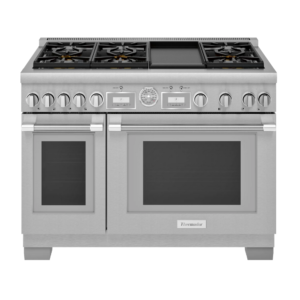 FOGÃO A GÁS PRO GRAND® 6 QUEIMADORES COM CHAPA 48 POL. (1,20M) PRG486WDG THERMADOR