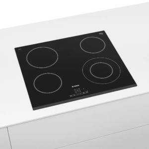 Cooktop Elétrico de 60cm sem moldura com 4 Zonas de vitrocerâmica