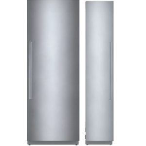 Refrigerador de 30" e Freezer de Coluna de 18" “Built-in” para Revestir